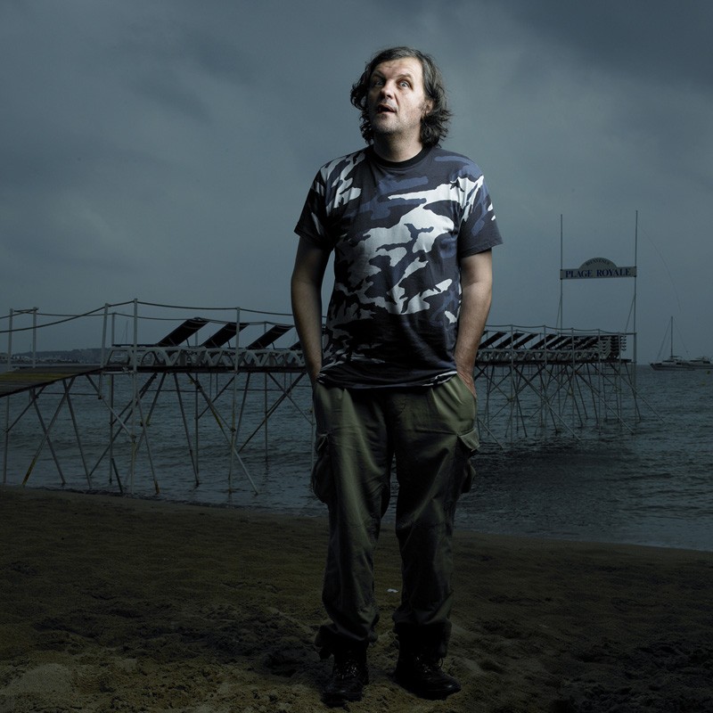 Emir Kusturica portrait taken as part of the Mulholland Cannes series by Denis Rouvre