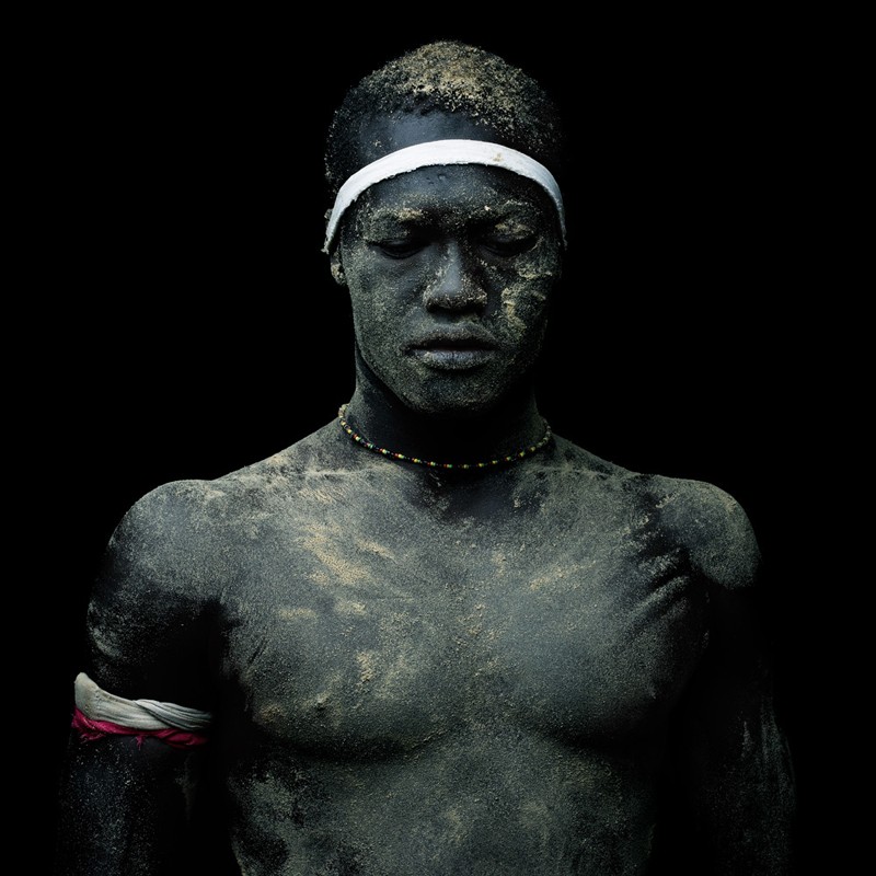 Portrait of Senegalese Wrestler by Denis Rouvre