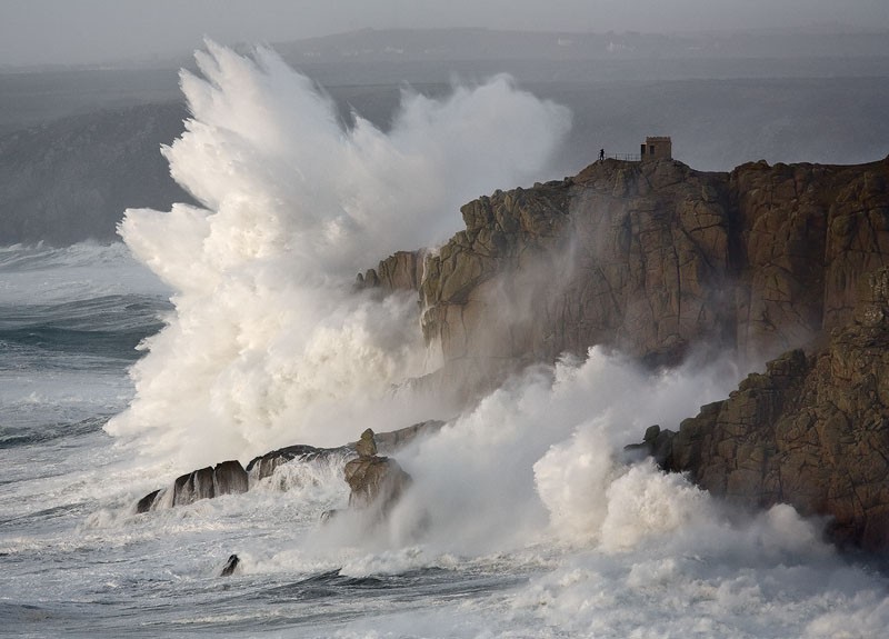 Detonate by David Clapp capturing the Cliffs at Landsend in Cornwall