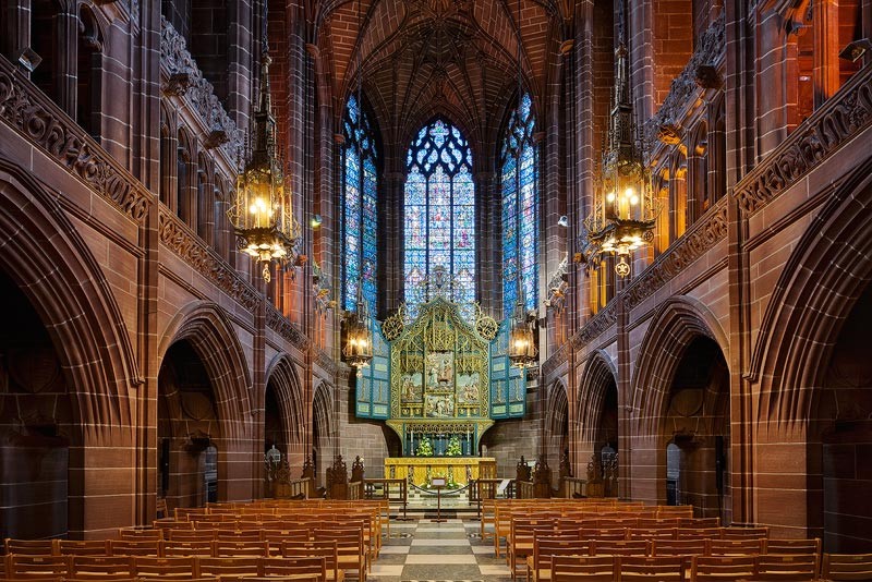 Holistix by David Clapp captured in The Lady Chapel inside Liverpool Cathedral, UK