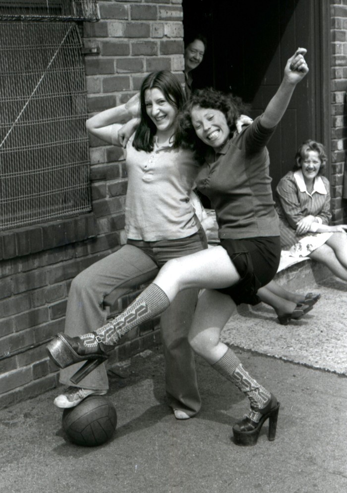 The Manchester Football Girls by John Hales