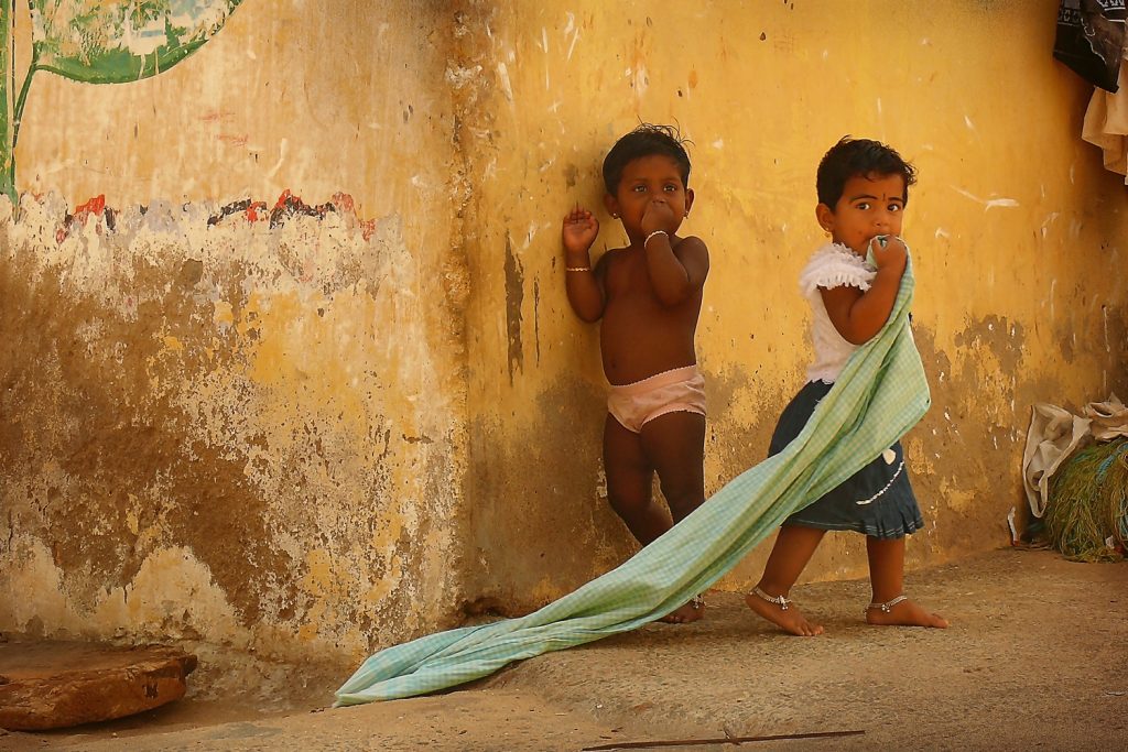 Anastasiia Kononenko, Indian Children, Kanyakumari, India.