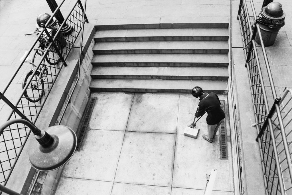 Sonal Shah, The Sweeper, Chinatown, NYC, USA.