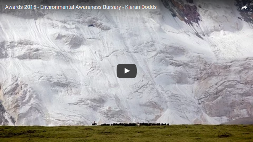 2015 TPA RPS Environmental Bursary winner Kieran Dodds interview