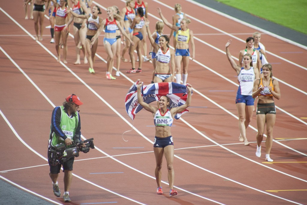 082 Lucy Millson-Watkins. Jessica Ennis wins Gold at London 2012