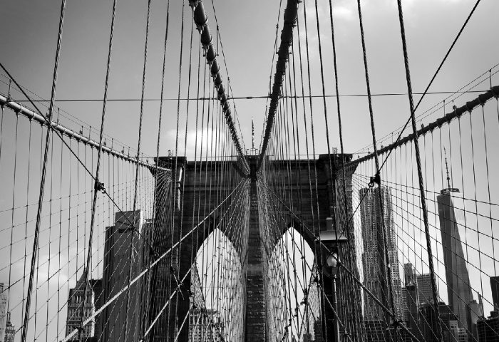 Liliana Danovaro, Ropes, Brooklyn Bridge, New York, USA.